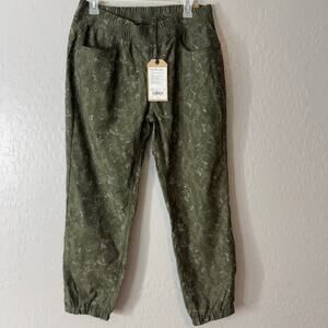 PrAna Halle E-Waist Jogger II Evergreen Camo, 12, 1971691